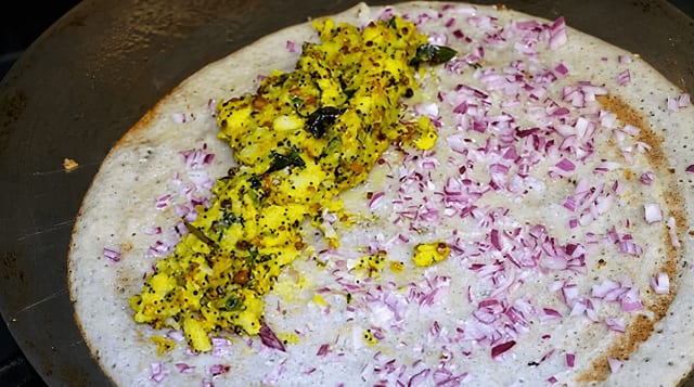 Onion Masala Dosa.